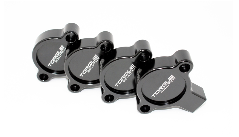 Torque Solution AVCS Cam Sensor Covers (Black): Subaru WRX 2015+ / BRZ / FR-S / GT86 / FA Engines